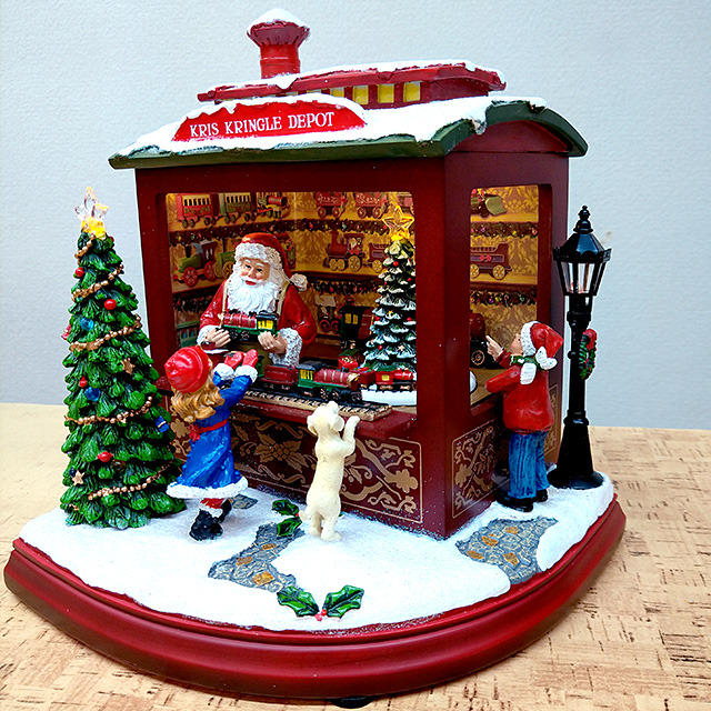 Roman ミュージカル サンタトレインショップ クリスマス ライトハウス