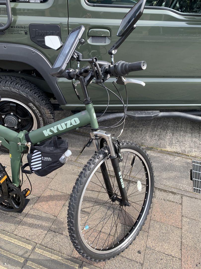 【NEW限定品】 マウンテンバイク KYUZO グリーン メルカリ - 7段変速 自転車本体