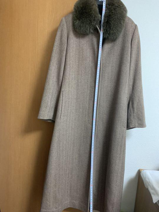 カシミヤ超ロングコート フォクスファー付き jJLMg-m38522699626 最安値新品