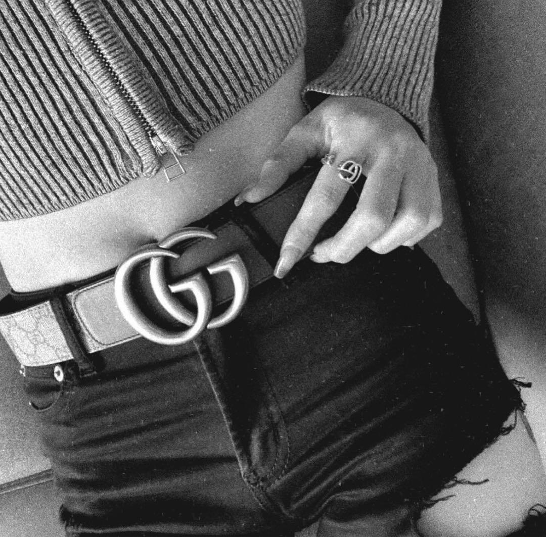 GUCCI GGロゴバックル ベルト