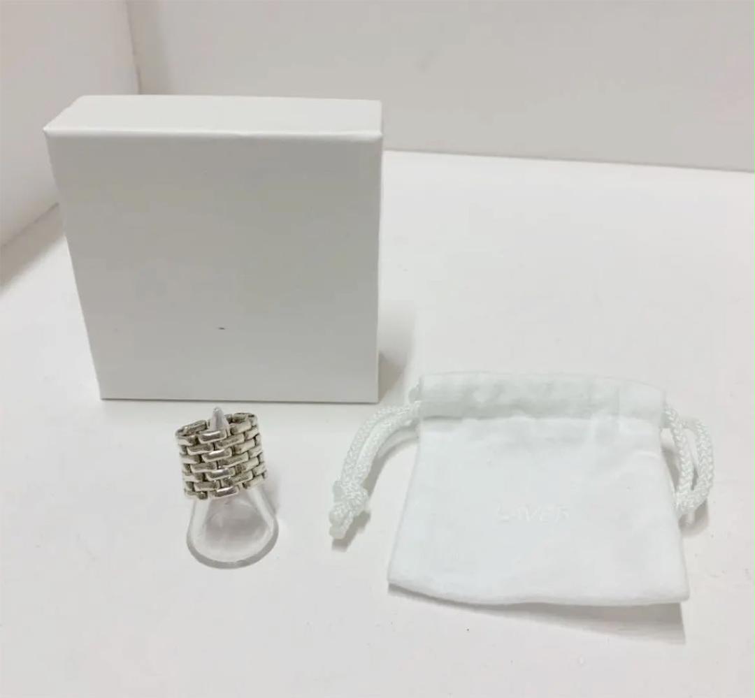 LAVER 7 LINK RING 925 silver #18