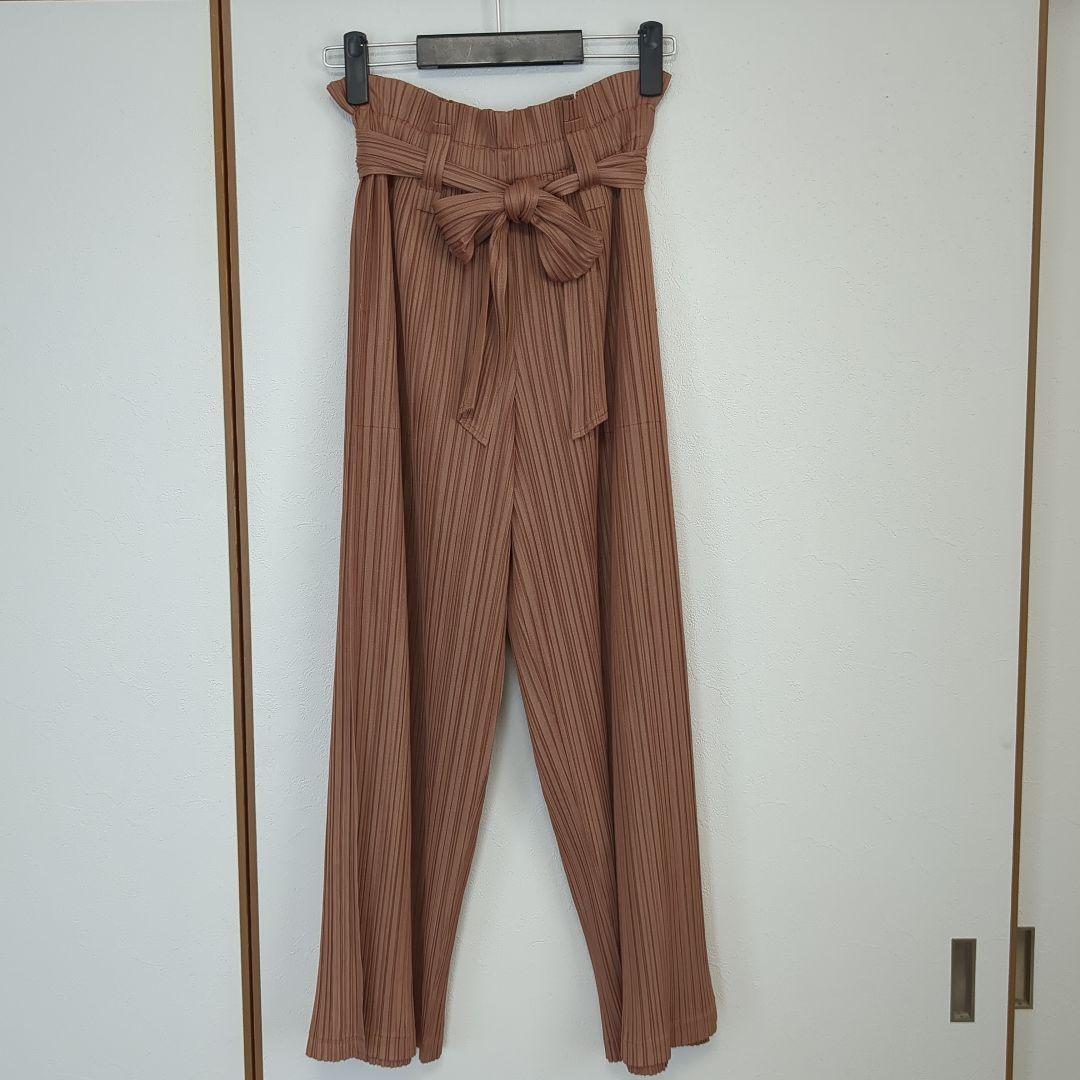 PLEATS PLEASE ガウチョプリーツパンツ 黒