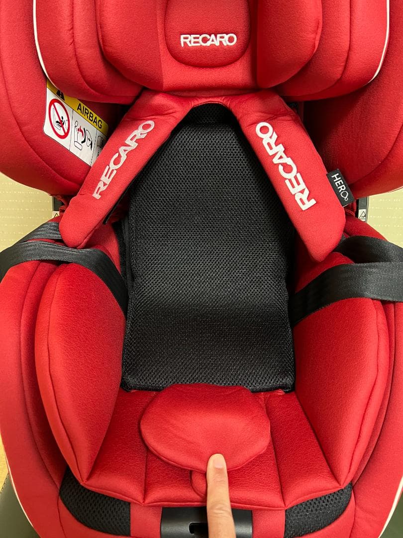 ☆レカロ チャイルドシート ゼロワン レッド ISOFIX 品①☆