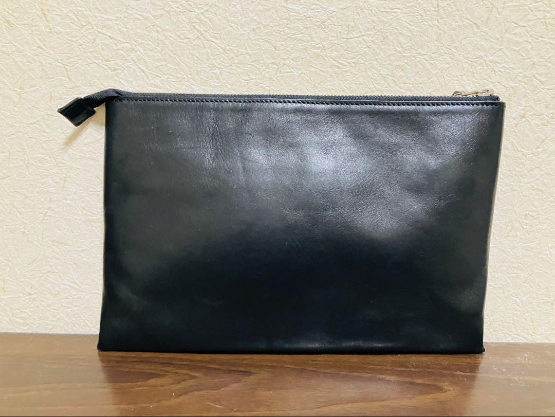 【未使用】ARTISANアルチザン　ファイブフォックス　クラッチバッグ　デニム風