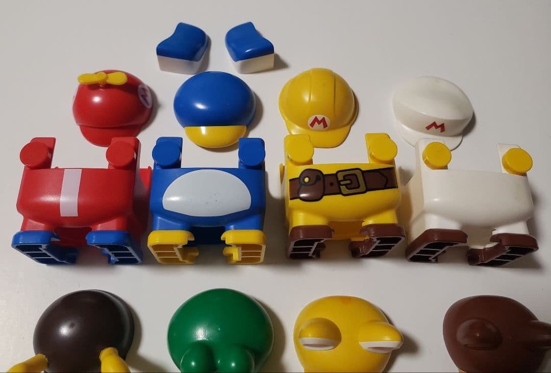 レゴ スーパーマリオ パワーアップ パック ８個セット 廃版 プロペラ ファイアやや傷や汚れあり YUZUMIYA_COM