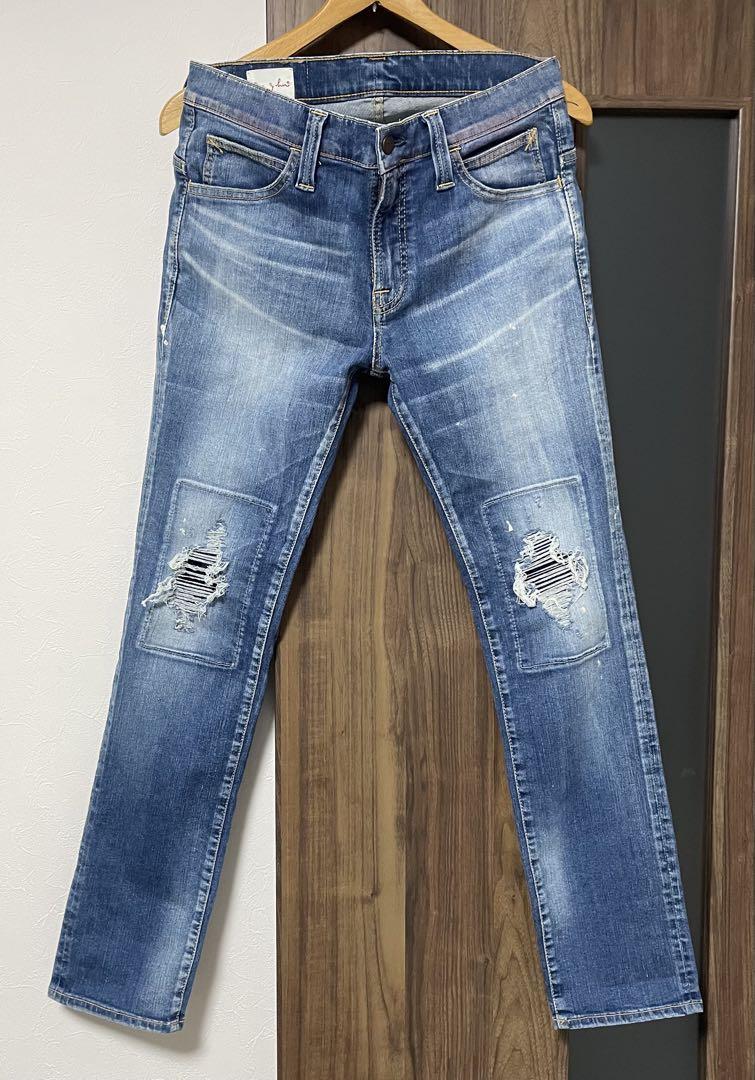 BIGJOHN リペア加工ストレッチデニム