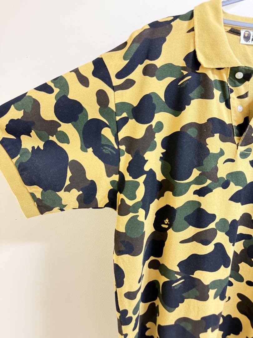 A BATHING APE カモフラージュ ポロシャツ