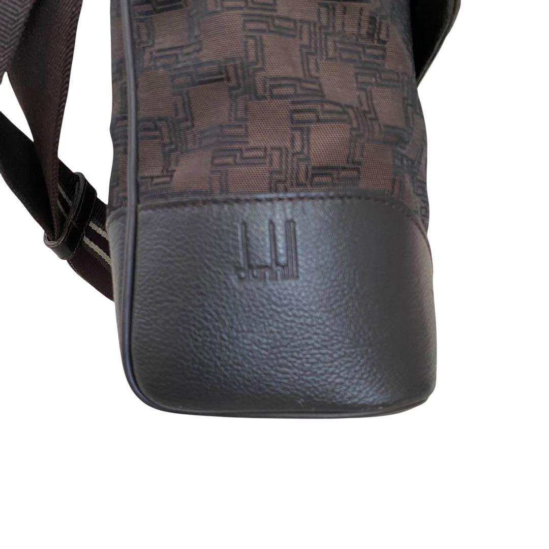 dunhill ダンヒル ディーエイト D8 幾何学 メッセンジャーバッグ dunhill ダンヒル 美品 ディーエイト メッセンジャーバッグ A4