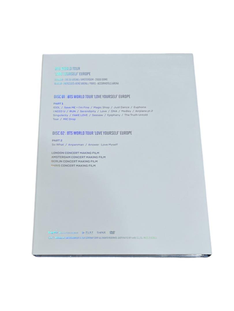ミュージック BTS LOVE YOURSELF EUROPE DVD WORLD TOUR