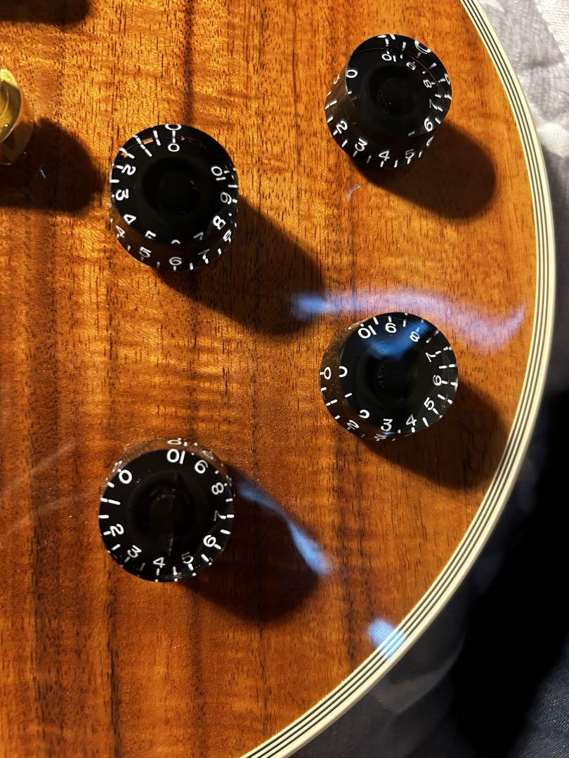 ギター epiphoneLes Paul Custom Koa Natural