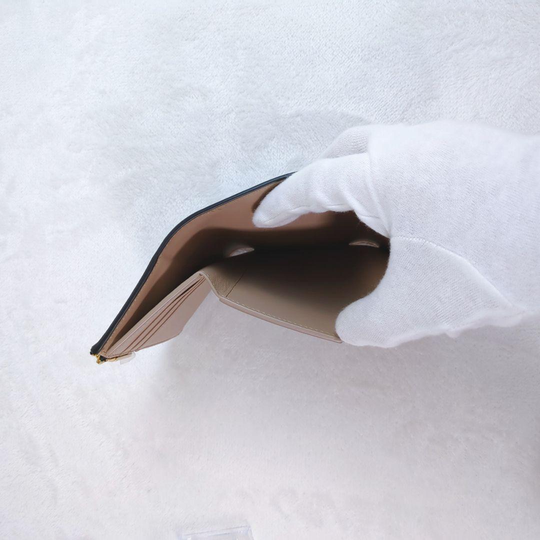 新品　Tiffany ティファニー 三つ折り財布 T デコ レザー 箱付き
