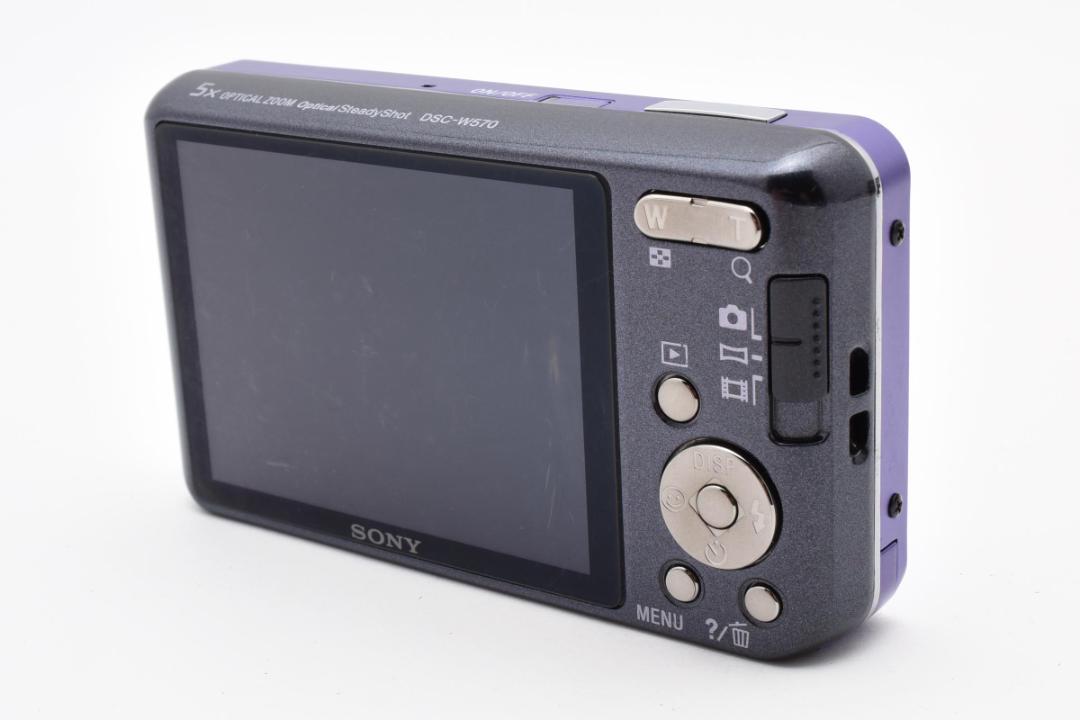【美品】SONY Cyber-shot DSC-W570　バイオレット　動作OK