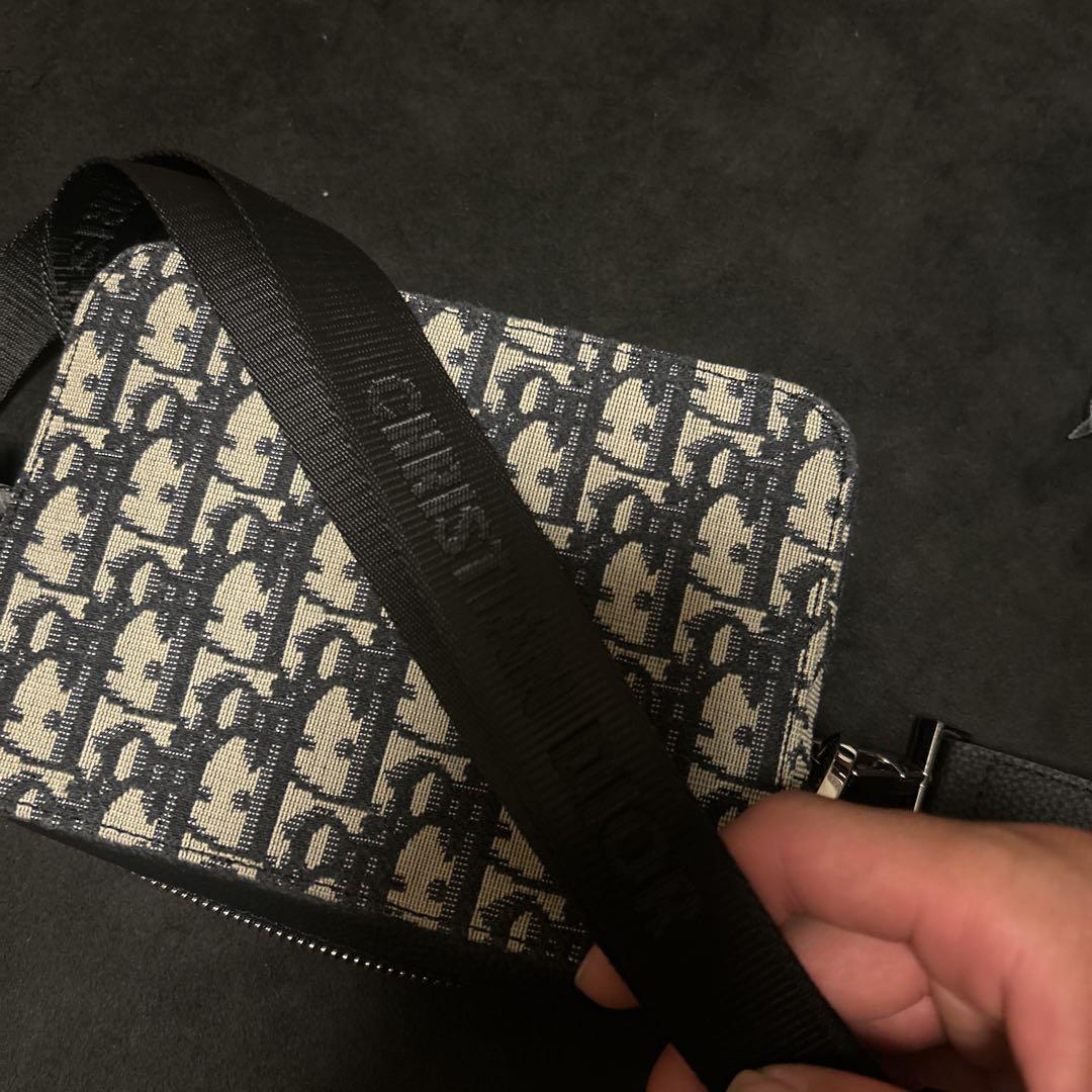 DIOR ショルダーバッグ ベージュ ブラック 美品】Dior ショルダーバッグ ベージュ/ブラック - メルカリ