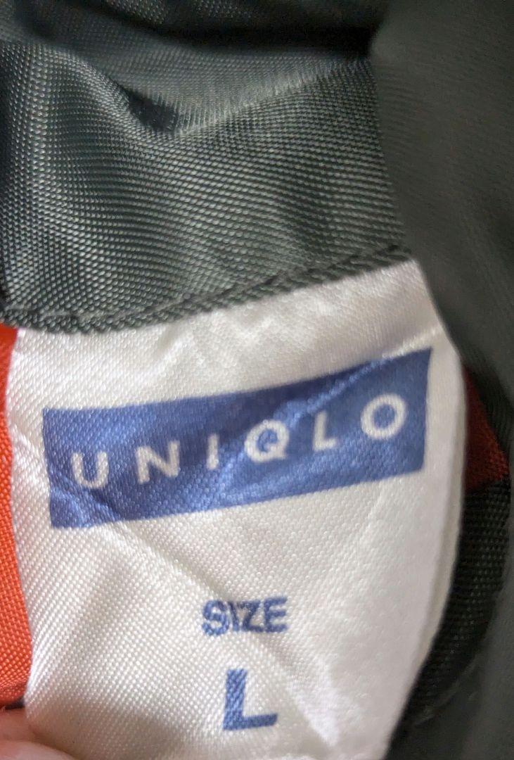 【レア】90's OLD UNIQLO　MA-1　フライトジャケット　中綿　L