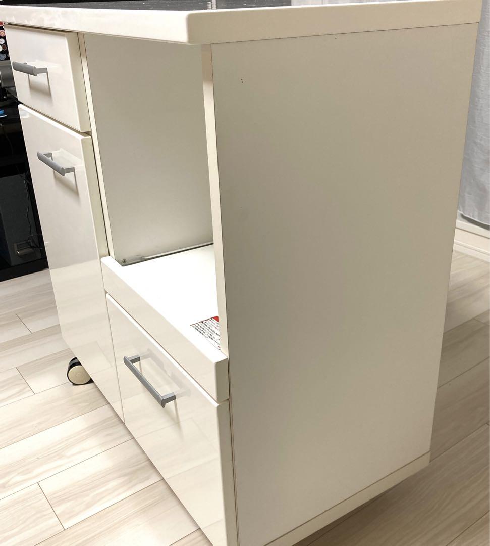 ニトリ キャスター付き キッチンカウンター キッチンボード キッチン収納