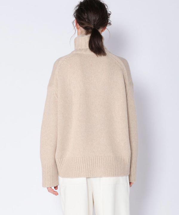 GALERIE ベージュ HfyIu-m38552899768 ファインウールハイネックニット 即納再入荷