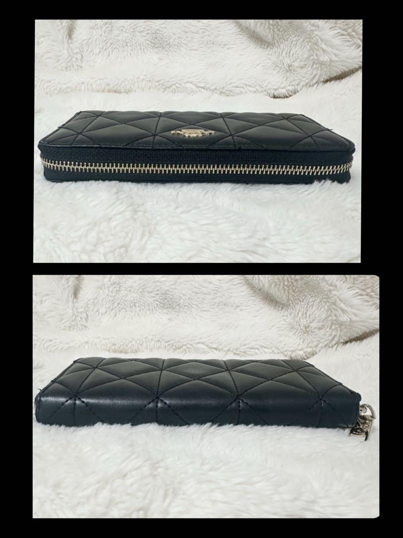 COACH キルティング ブラック長財布 ラウンドファスナー 53637 小物