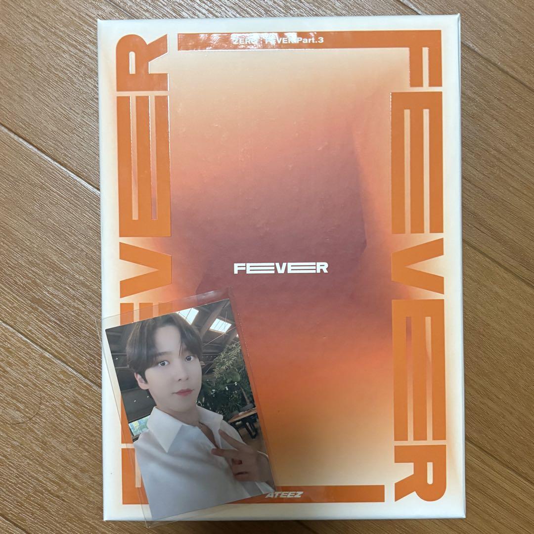Ateez FEVERpart3 yglobal ユノ トレカ ATEEZ - [ZERO : FEVER PART.3] PLATFORM 3 Version SET
