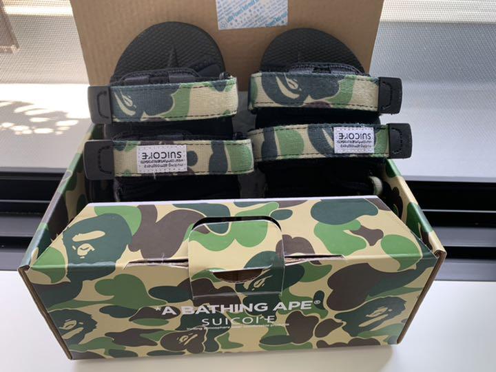 a bathing ape キッズ bape kids サンダル　コラボ
