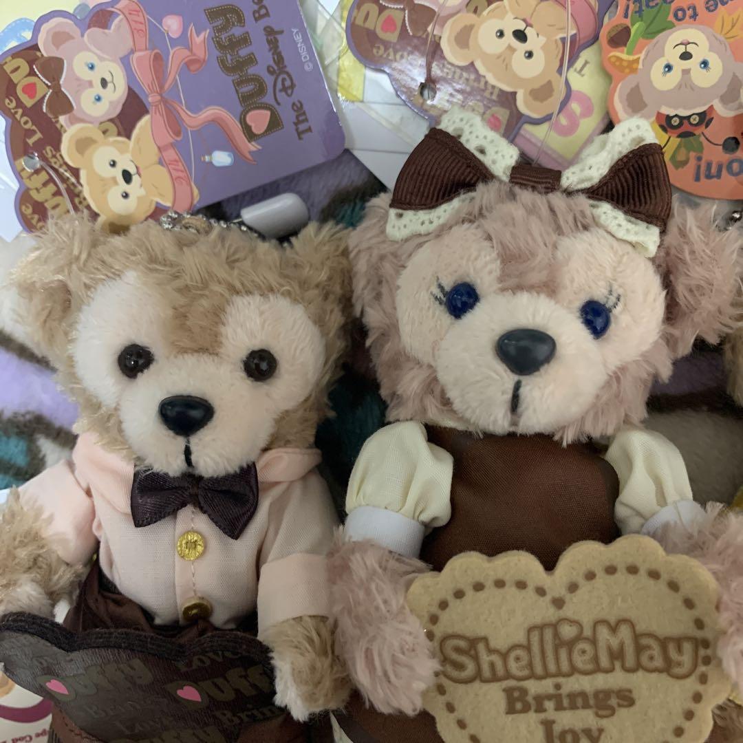 ダッフィー シェリーメイ ぬいぐるみバッジ ぬいぐるみストラップ 12点 人気公式店 ダッフィー シェリーメイ ぬいぐるみバッジ ぬいぐるみストラップ 12点セット キャラクターグッズ