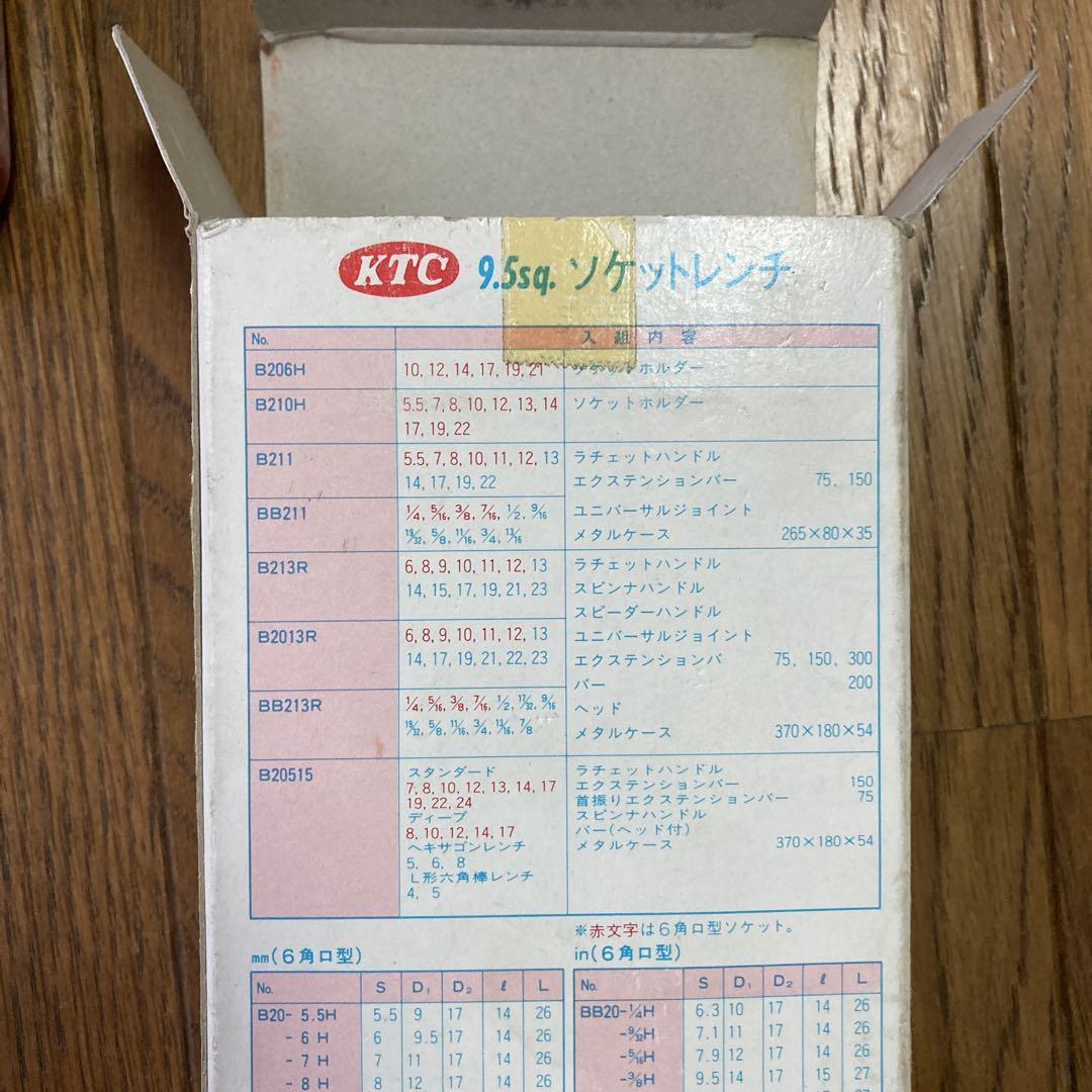 KTCのソケットレンチセット9.5sq