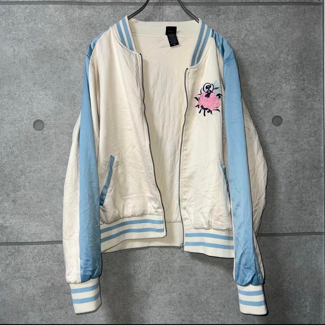 Disney 不思議の国のアリス スカジャン ディズニー 刺繍入り ヴィンテージ