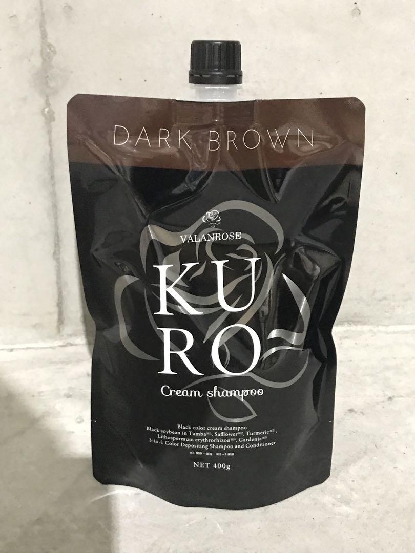 B.VALANCE バランローズ KUROクリームシャンプー 400g 白髪染め