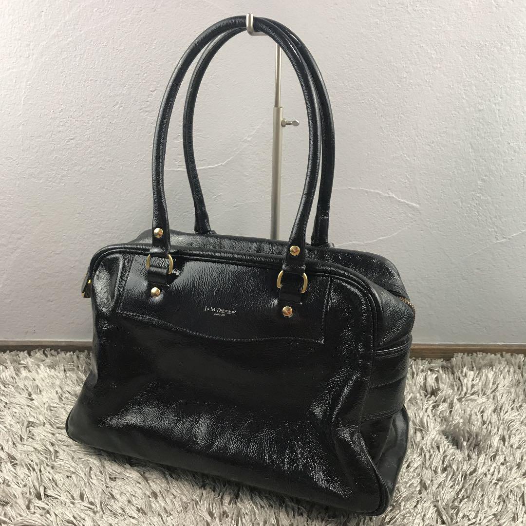 得価安い J&M 本革 コーティングレザー ハンドバッグ GWZCl-m38559921339 DAVIDSON ヴィヴィ 爆買いお得