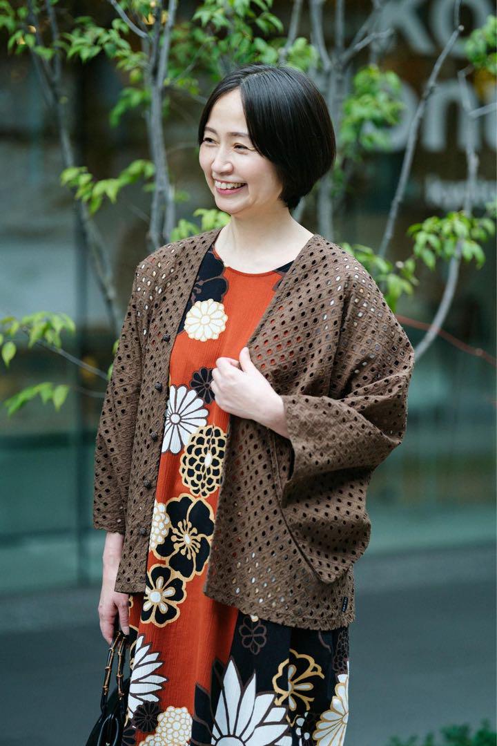 SOU•SOU 透かし格子刺繍 はつき／若紫 女性Fサイズ 新品未使用 sou・sou 透かし刺繍はつき つくも - メルカリ