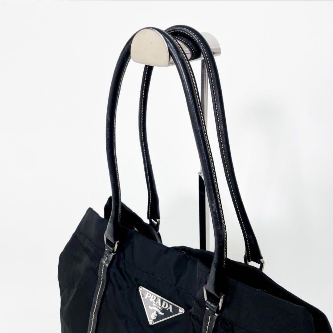 正規品】PRADA プラダ トートバッグ ビックロゴ 三角ロゴ