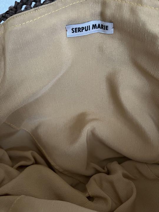 SERPUI MARIE セルプイマリー ラフィア バンブーハンドル バッグ