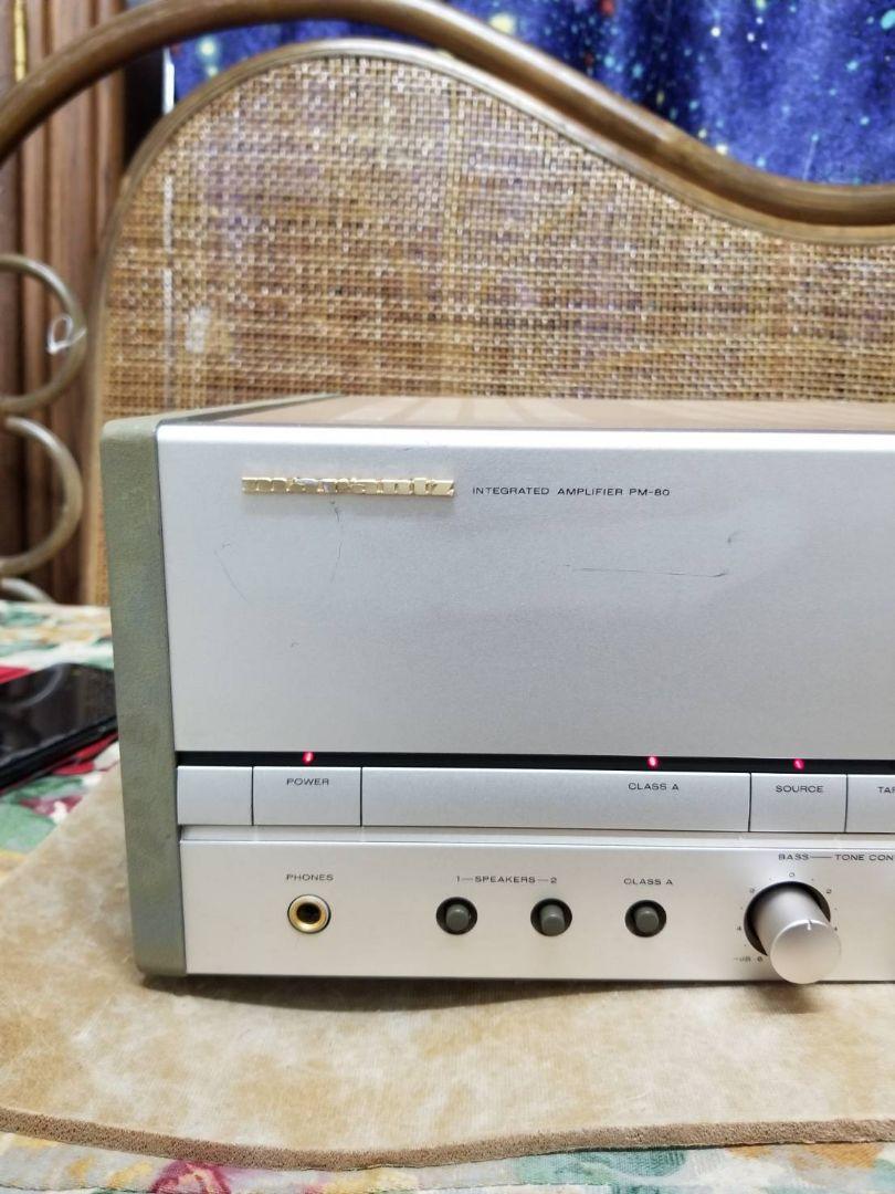 絶品！フルレストア美品！marantzプリメインアンプPM-80 絶品！フルレストア美品！marantzプリメインアンプPM-80