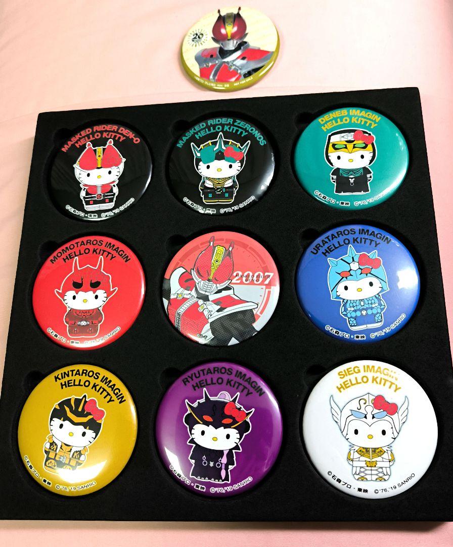 仮面ライダー電王 ハローキティコラボ 缶バッジ コンプ 20周年 セット