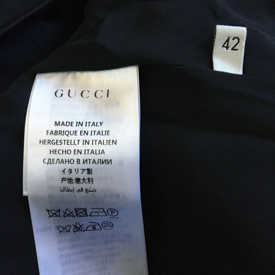新品⬛︎GUCCI⬛︎グッチ⬛︎半袖ワンピース⬛︎GGロゴ⬛︎パール⬛︎ベルト⬛︎レザー