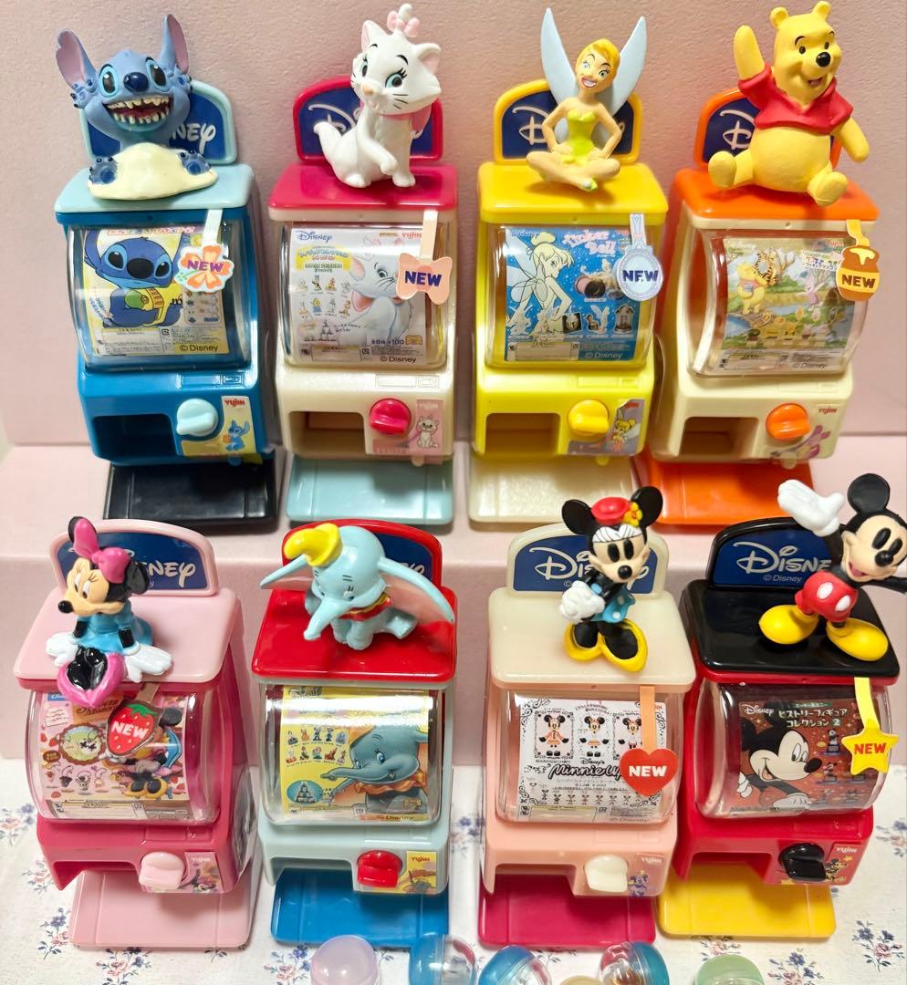激レア　コンプ　ディズニーガチャポケットマシン2 4 ミニチュア　Disney