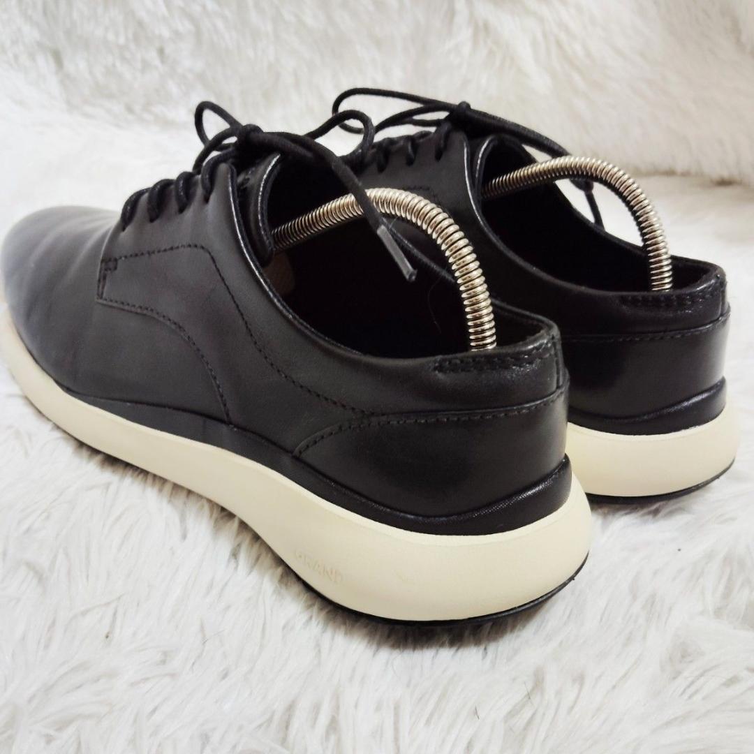 美品！ コールハーン グランド レザーシューズ 黒 7M オックスフォード