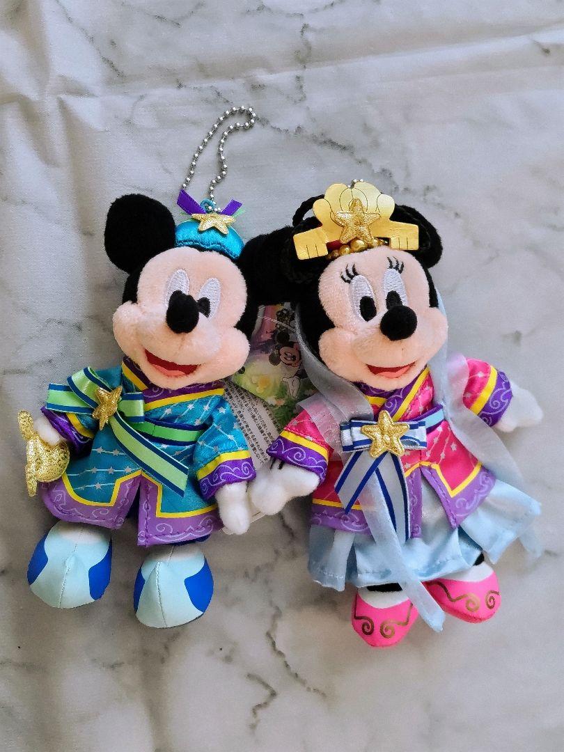 ディズニー　Disney　ミッキー　ミニー　ドナルドぬいぐるみバッチ　6点セット