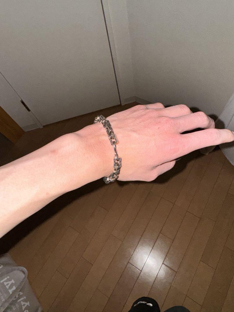 GUCCI シルバーチェーンブレスレット
