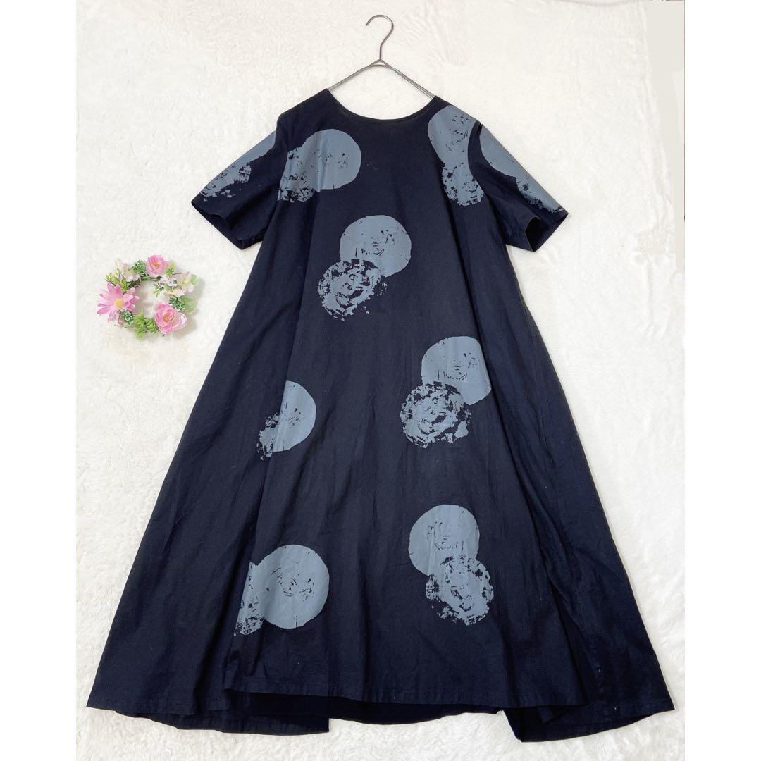 koibitomisaki コイビトミサキ ロングワンピース ネイビー 夏