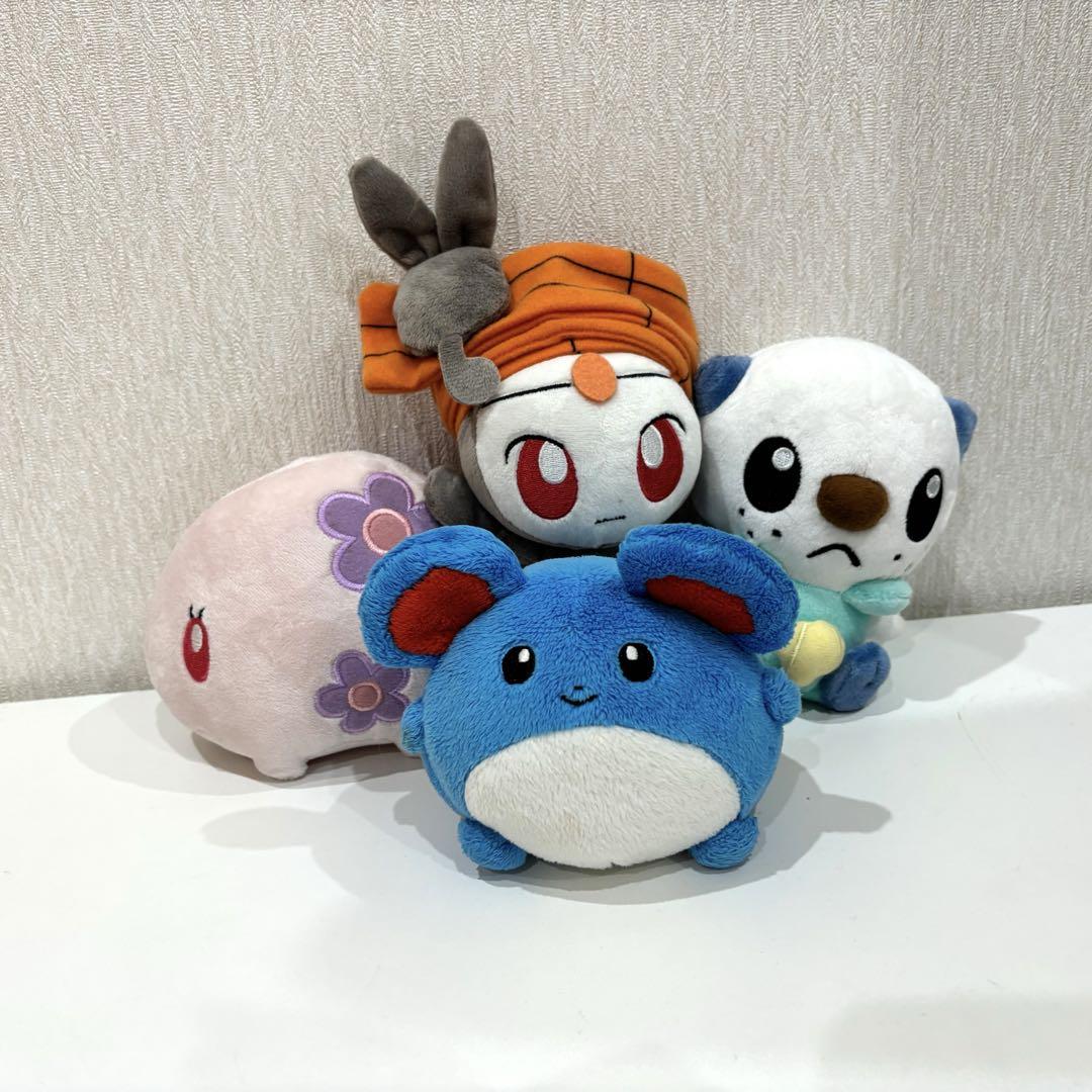 希少　ポケドール　ぬいぐるみ　マリル　ドール　まとめ売り　ミジュマル　メロエッタ
