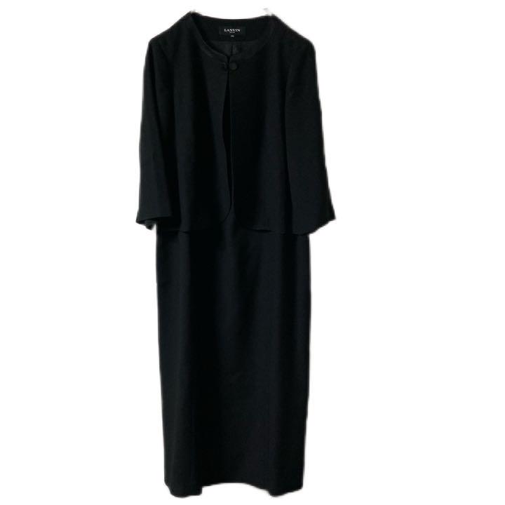 ブラック LANVIN ロングドレス ソワール社製 J3ihe-m38581904921 NOIR ランバンノワール ✖になります