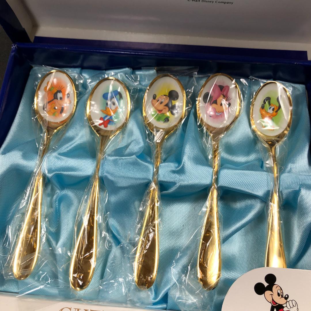 B3323【Disney】ディズニーキャラクターカトラリーコレクション5本