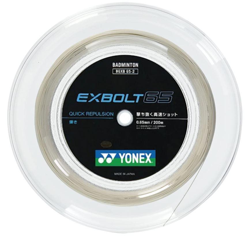 YONEX エクスボルト65 200mロール　ホワイト ヨネックス EXBOLT 65 200mロール (エクスボルト65) ホワイト