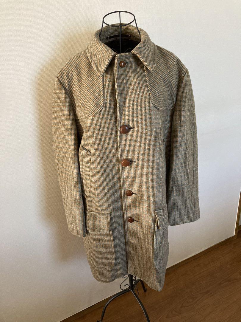 PENDLETON チェック柄ウール混紡ロングコート 80年代頃