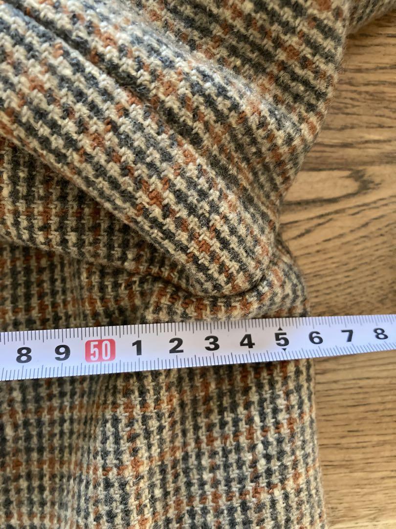 PENDLETON チェック柄ウール混紡ロングコート 80年代頃