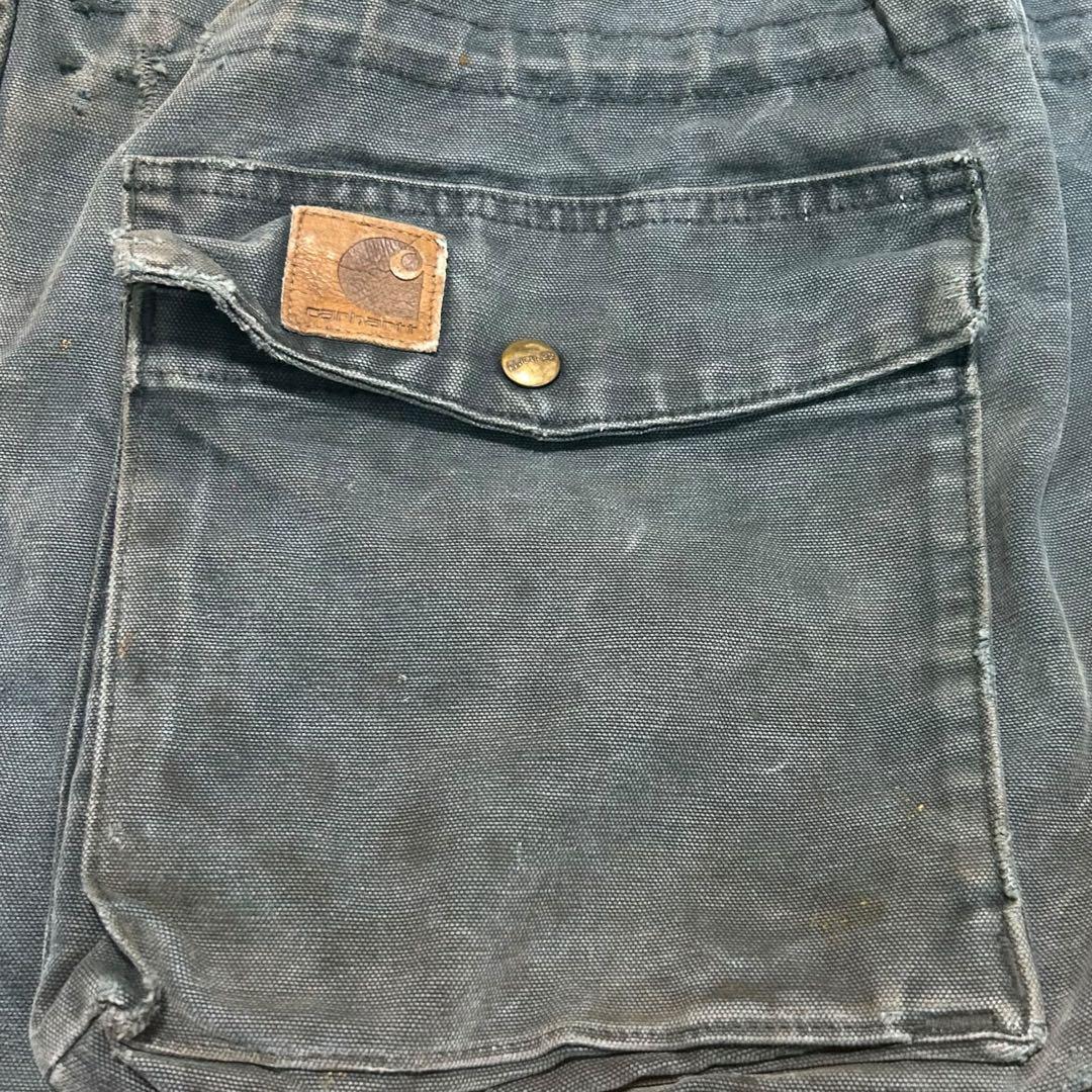 激シブ]Carhartt USA製 90s ダックジャケットグランジ鬼フェード