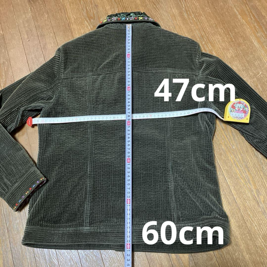 アルベロベロ　刺繍付きコーデュロイジャケット