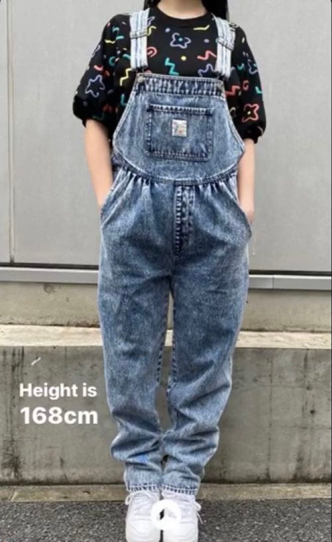 peco club デニム オーバーオール ケミカル　サロペット　ペコクラブ