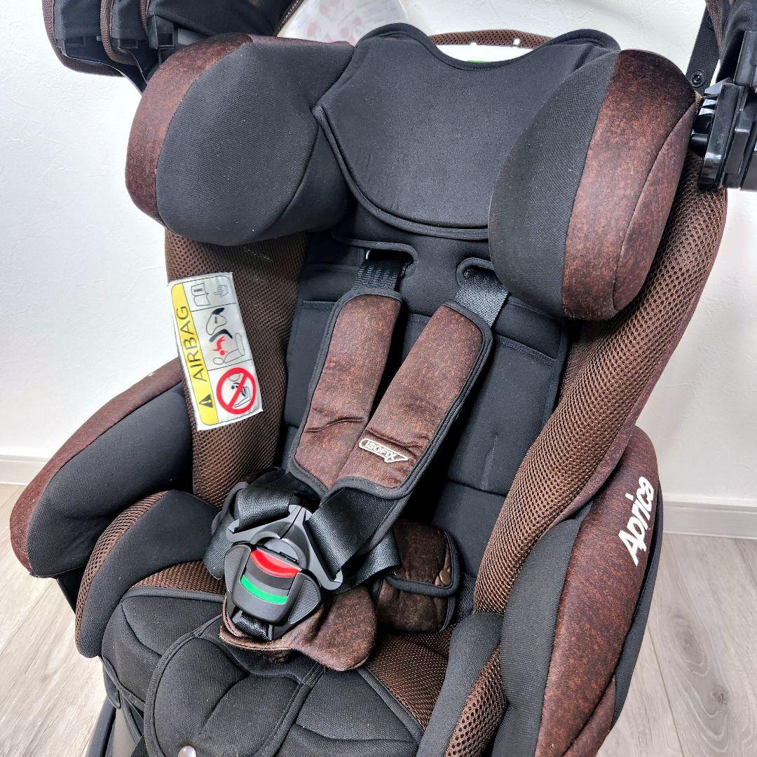 アップリカ フラディア グロウ ISOFIX ブラウン チャイルドシート