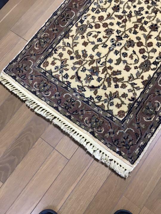 絨毯 オールド インド産 絨毯ラグ 手織り 家具 インテリア